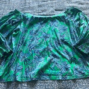 Lilly Pulitzer off the shoulder top